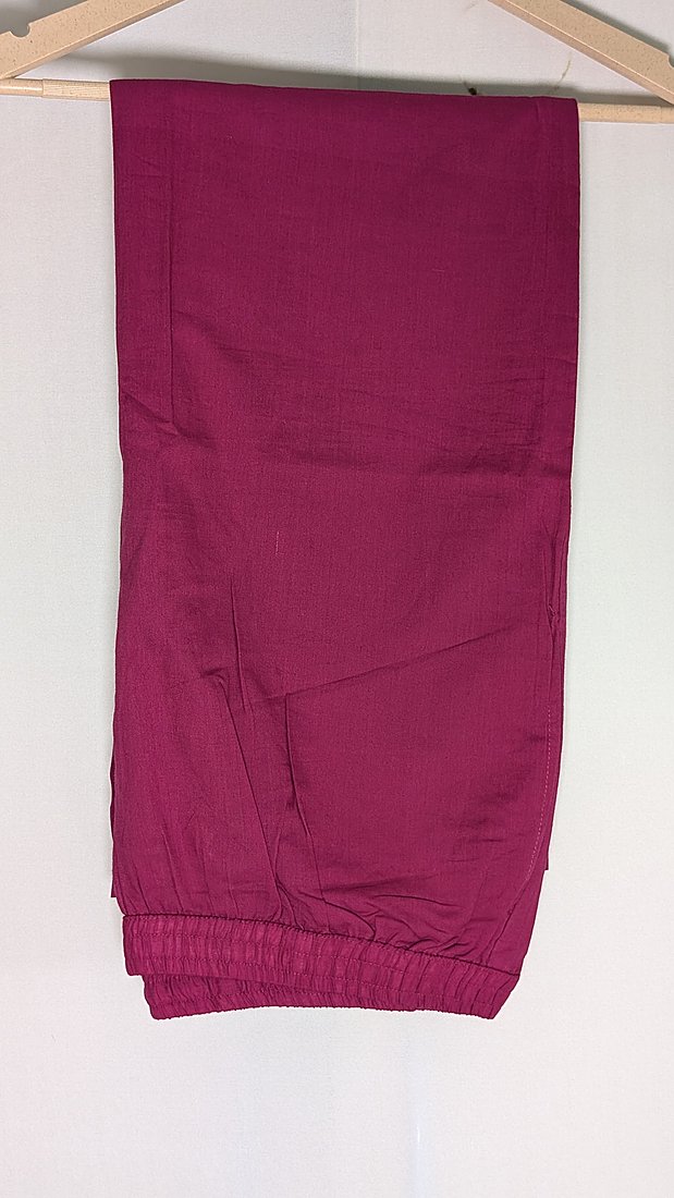Magenta Cotton Stitched Office Wear Suits – photo 6